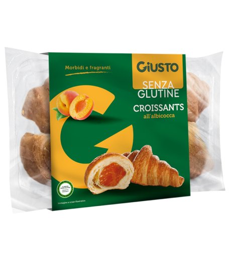 GIUSTO S/G Croissants Alb.320g