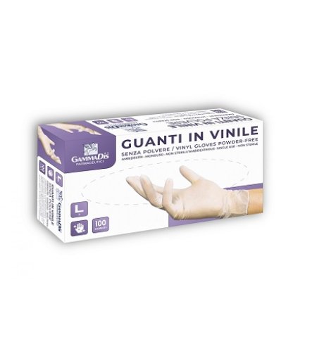 GUANTI VINIL S/POL S 100P GAMMAD