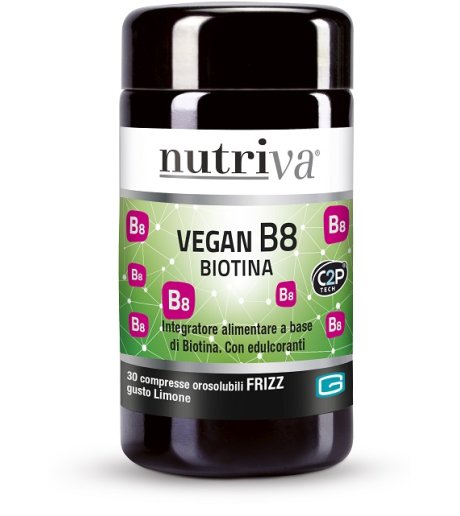 NUTRIVA VEGAN B8 FIZZ 30CPR LIMO