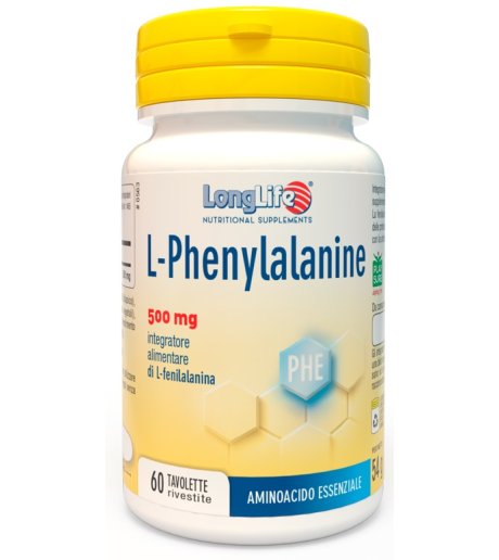 LONGLIFE L-PHENYLAL 500MG 60TA