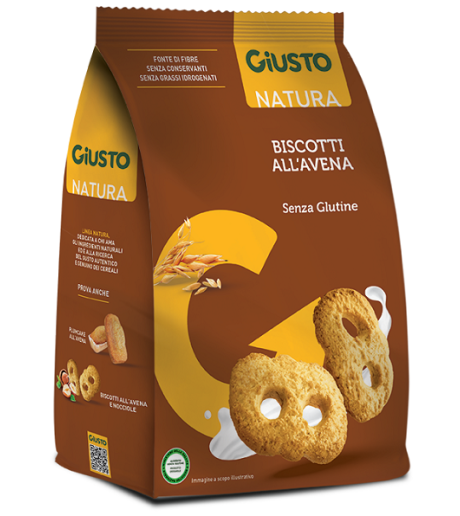 GIUSTO S/G BISCOTTI AVENA 250G