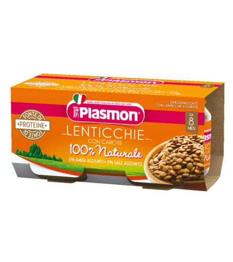 PLASMON OMOG LENTICCHIE 2X80G