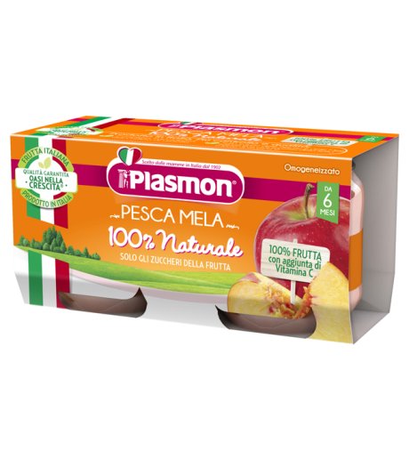 Plasmon Omog Pesca 2x104g