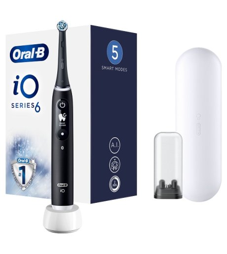 ORALB IO 6 BLACK SPAZZ+2REFILL