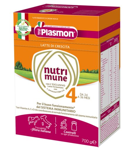 PLASMON NUTRIMUNE LTT ST4 700G