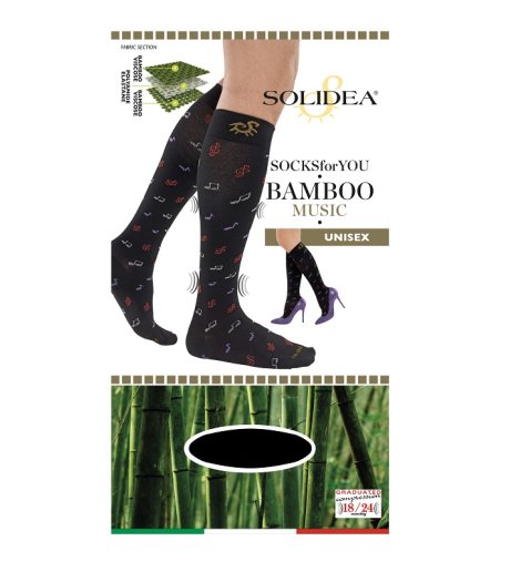 SOCKS FY Bamboo Music Nero1-S