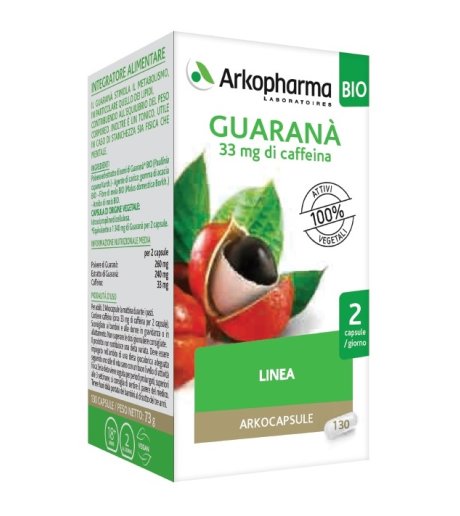 ARKOCAPSULE GUARANA 130CPS BIO