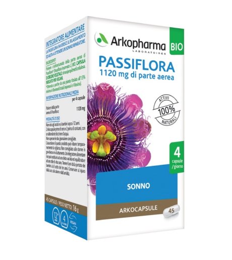 ARKOCAPSULE PASSIFLORA 45CPS BIO