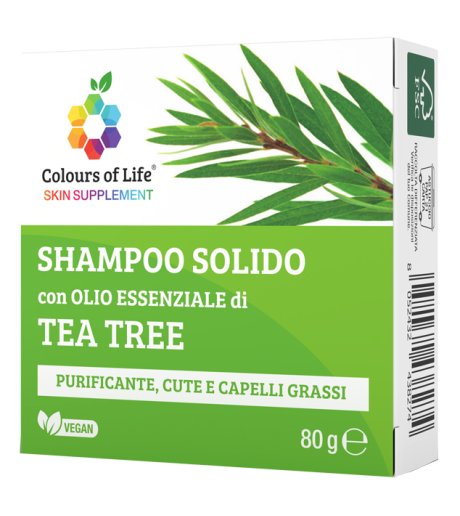 TEA TREE Sh.Solido 80gr COLOUR