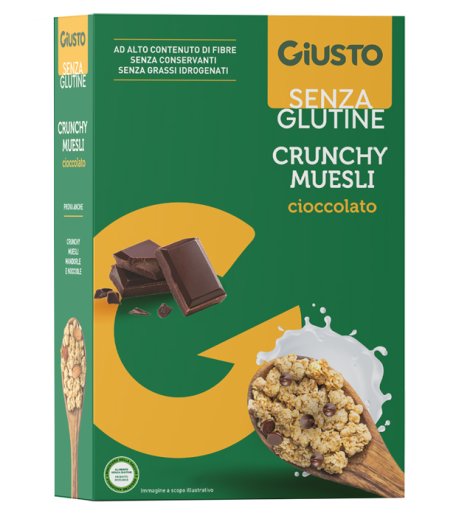 GIUSTO S/G MUESLI AVENA/CIOC