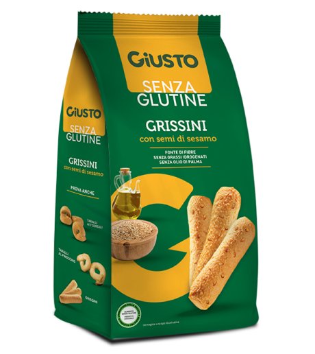 GIUSTO S/G Grissini Sesamo150g