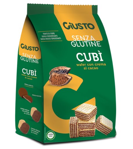 GIUSTO S/G CUBI' WAFER CAC250G