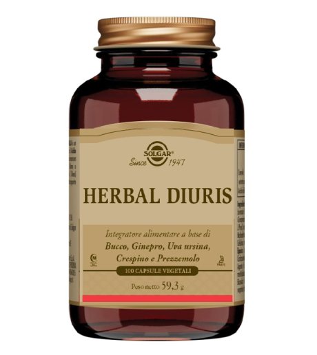 HERBAL DIURIS 100CPS VEG