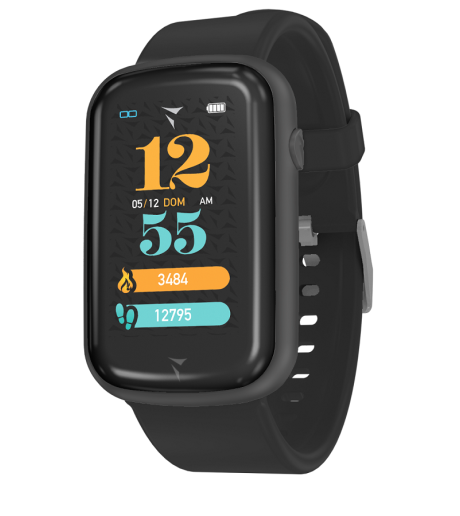 STEPS Smartwatch Total Black