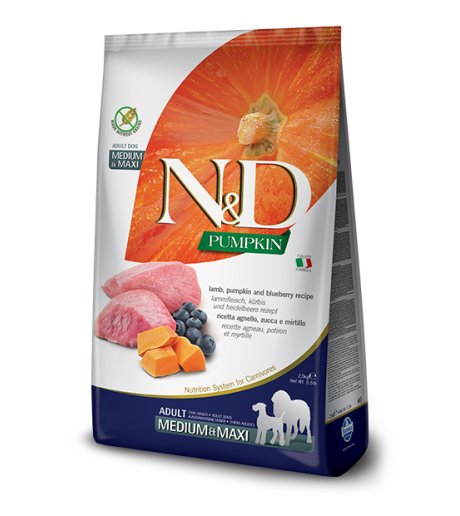 N&D PUMPKIN ADULT MED&MAX AGNE