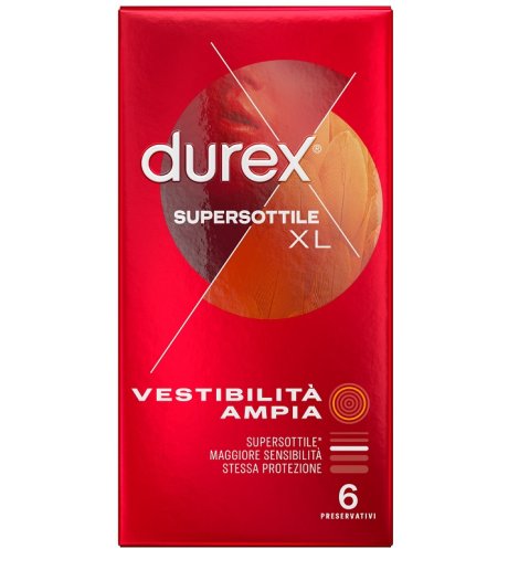 DUREX SUPERSOTTILE XL 6PZ