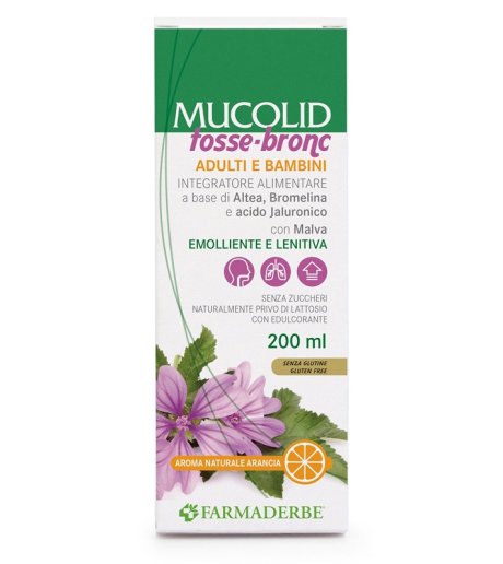 MUCOLID TOSSE BRONC 200ML ARA