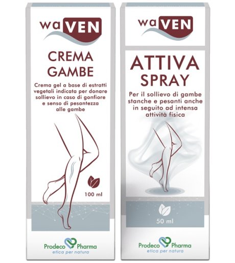 WAVEN CREMA GAMBE 100ML+ATTIVA