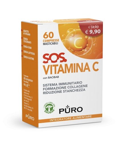 PURO SOS Vit.C 60Cpr mast.