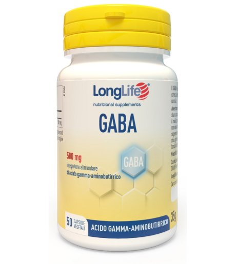 LONGLIFE GABA 500MG 50CPS