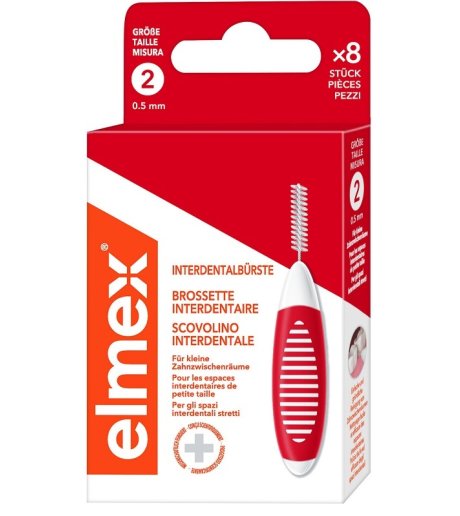 ELMEX Interd.Brush 5mm Red