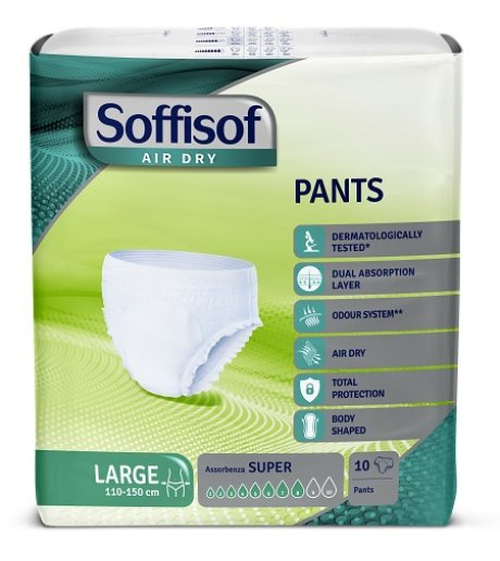 SOFFISOF AIR DRY PANTS SUPER L