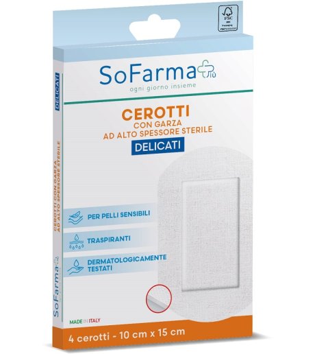 CEROTTO DELICATI 10X15 4PZ SF+