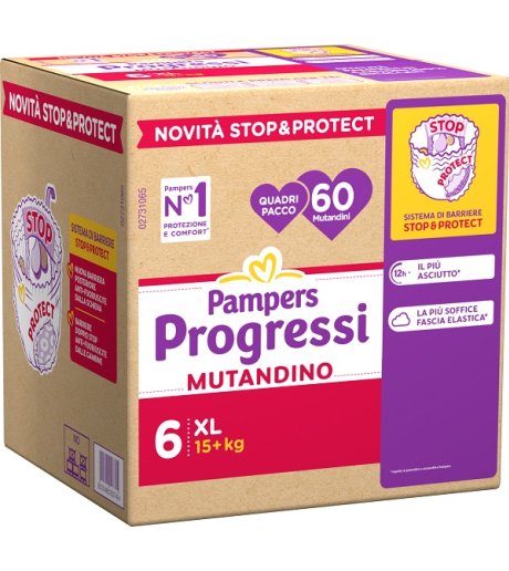 PAMPERS PROG MUT QUADRI XL 60P PAMPERS PROG MUT QUADRI XL 60P