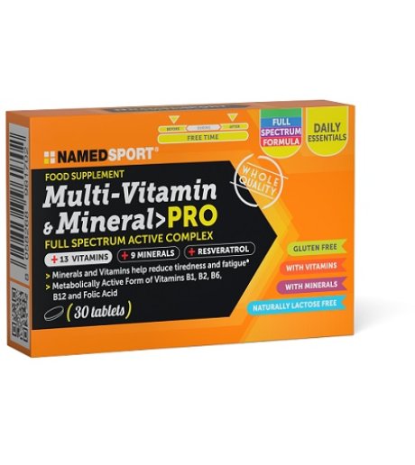 MULTI VITAMIN&MINERAL PRO30CPR