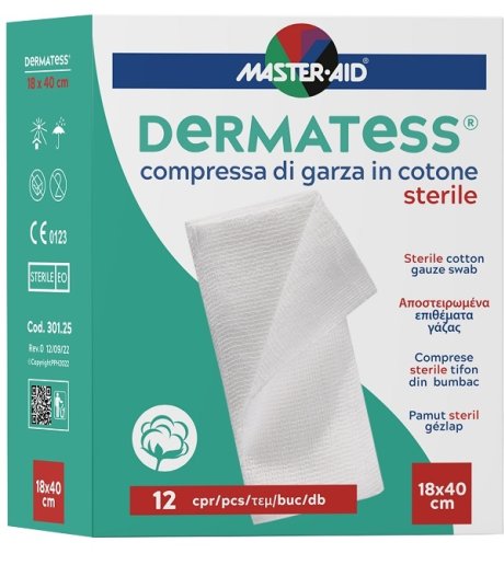 DERMATESS Cot.Garza 18x40 12pz