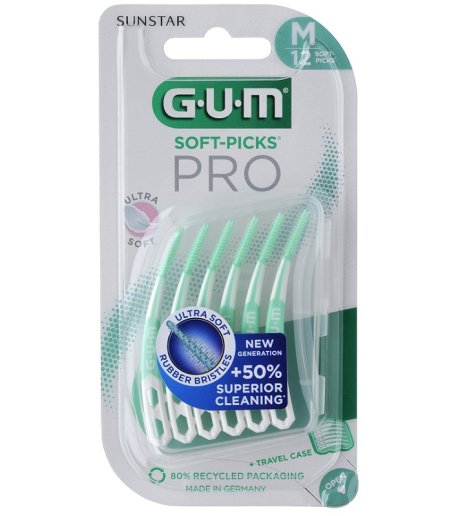 GUM Soft Picks Pro 12pz M  690