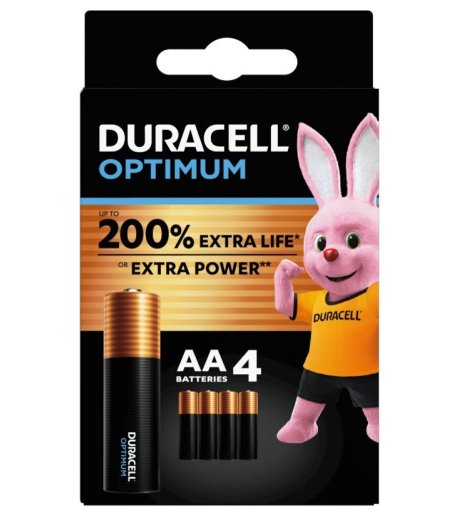 DURACELL OPTIMUM AA B4*16PZ