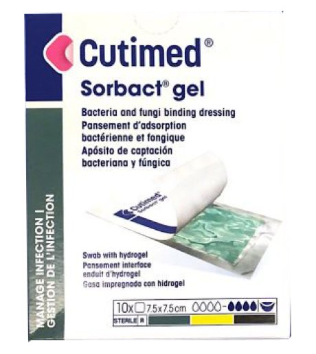 CUTIMED Sorbact Gel 7,5x7,5x10