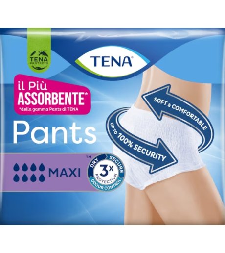 TENA PANTS MAXI L 8PZ<