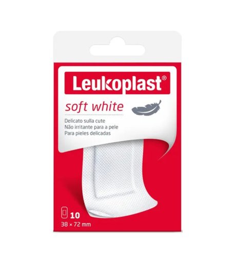 LEUKOPLAST SOFT WHITE72X38 10P