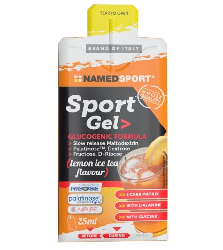 SPORT GEL LEMON ICE TEA 25ML