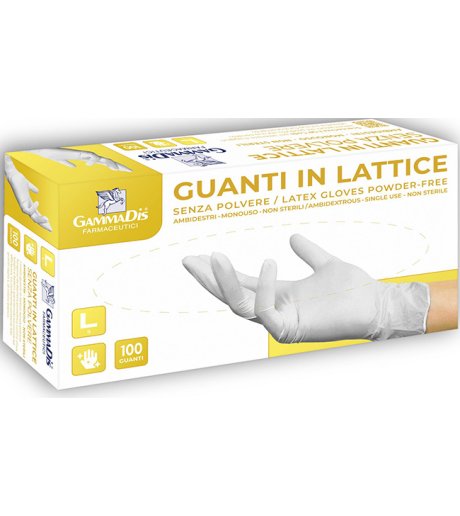 GUANTI LATTICE S/POLV S 100PZ