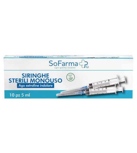 SIR STERILI 5ML G23 10P SF+