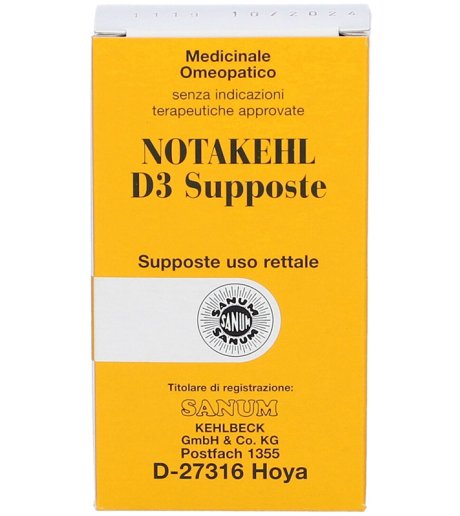 NOTAKEHL D3 10SUPP 2G SANUM