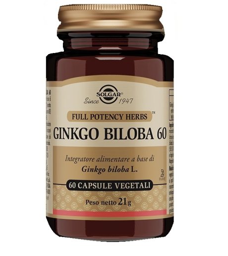 GINKGO BILOBA 60 Cps*SOLGAR