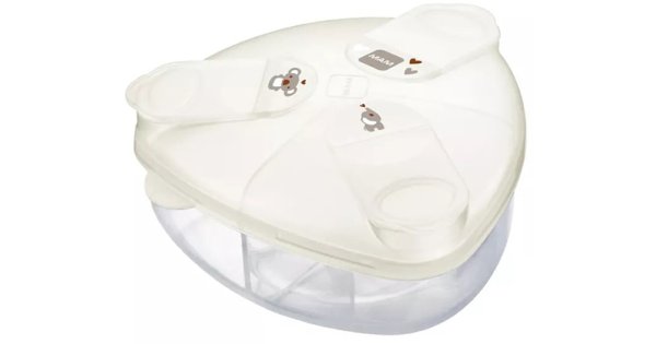 MAM Milk Box - PortaLatte In Polvere Con 3 Scomparti Da 40g, Ideale Per Neonati E Biberon - Foto 6