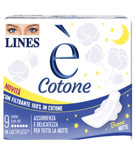 LINES E' COTONE NOTTE 9PZ