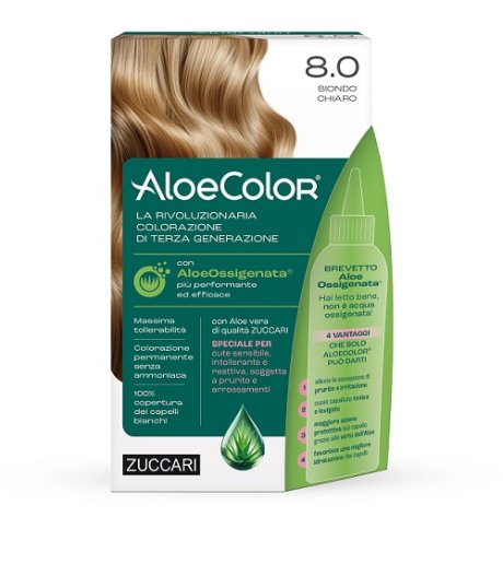ALOECOLOR 8,0 BIONDO CHIARO