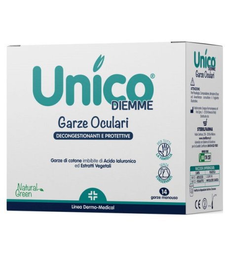 UNICO GARZE OCULARI14PZ