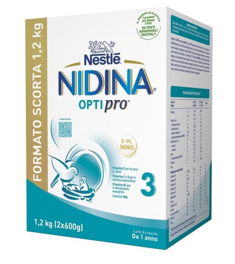 NIDINA 3 Optipro Polv.2x600g