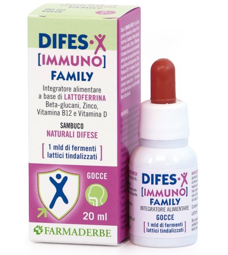 DIFES-X IMMUNO FAMILY GTT 20ML