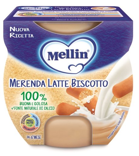 MELLIN MER LATTE BISC 2X100G