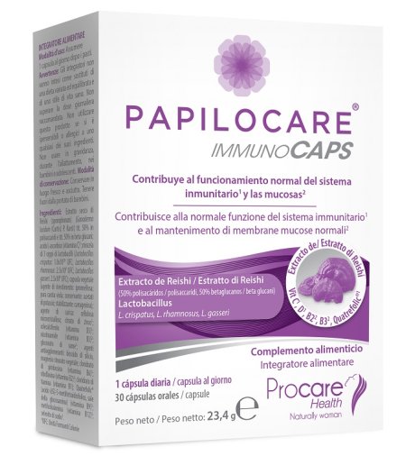 PAPILOCARE IMMUNOCAPS 30CPS