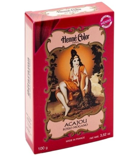 HENNE' COLOR ACAJOU ROSSO MOGA