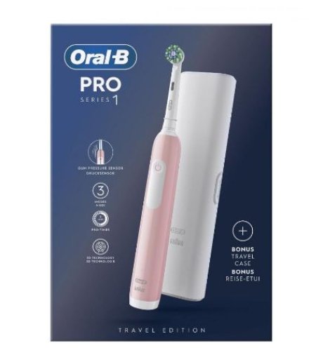 ORALB PRO 1 ROSA SPAZZ ELET+TC